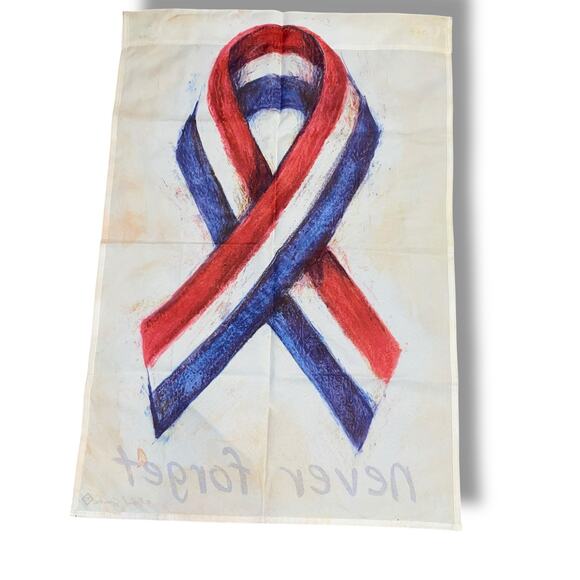 Toland 9/11 Never Forget Memorial Flag Red White Blue Yard House Banner USA 35" - Picture 9 of 12